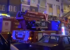 Niğde’de korkutan baca yangını