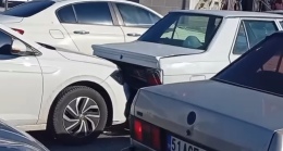 Niğde’de maddi hasarlı kaza 