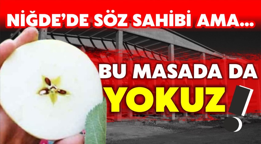 Niğde’de üretimde söz sahibi ama…