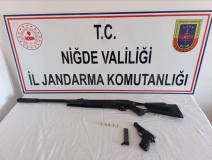 Niğde’de yasadışı silah operasyonu