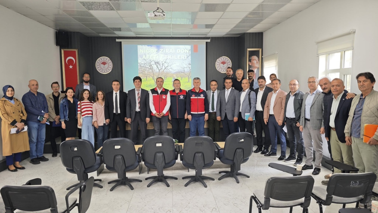 Niğde’de Zirai Don Zararına Karşı Değerlendirme Toplantısı Yapıldı