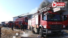 Niğde’deki fabrika yangınına 9 araç 27 personel müdahale etti