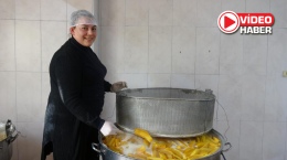 Niğde’den gönderilen kabaklar, Hatay’da lezzete dönüşüyor