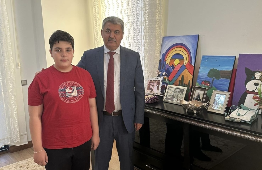 Niğde Emniyet Müdürü Delen, şehit ailesini ziyaret etti