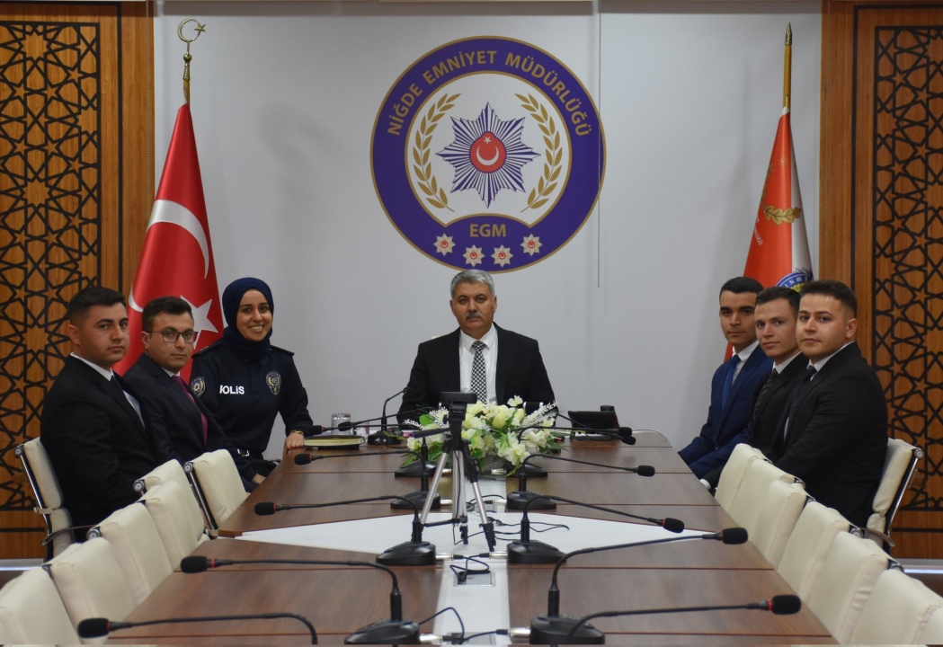 Niğde Emniyet Müdürü Yılmaz Delen, PAEM öğrencilerini kabul etti