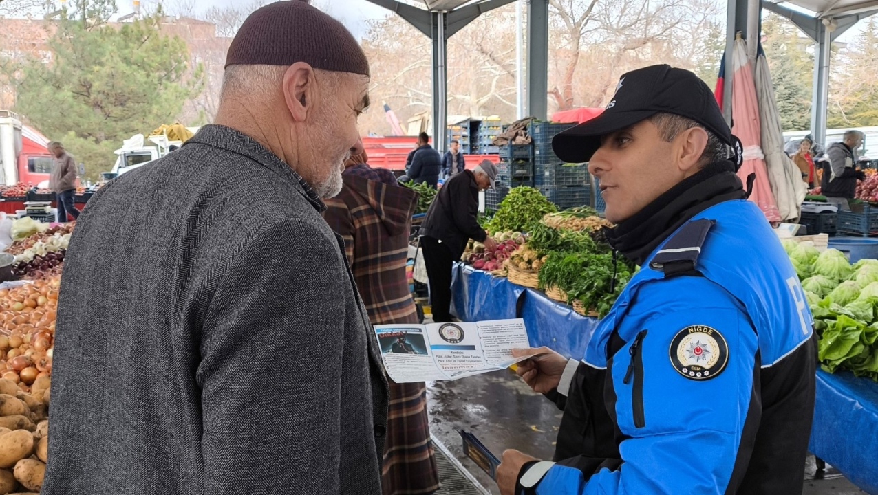 Niğde Emniyetinden Dolandırıcılık ve Hırsızlık Konularında Bilgilendirme Çalışmaları