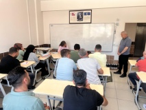 Niğde Halk Eğitimi Merkezi yetkililerinden ilk yardım kursuna ziyaret