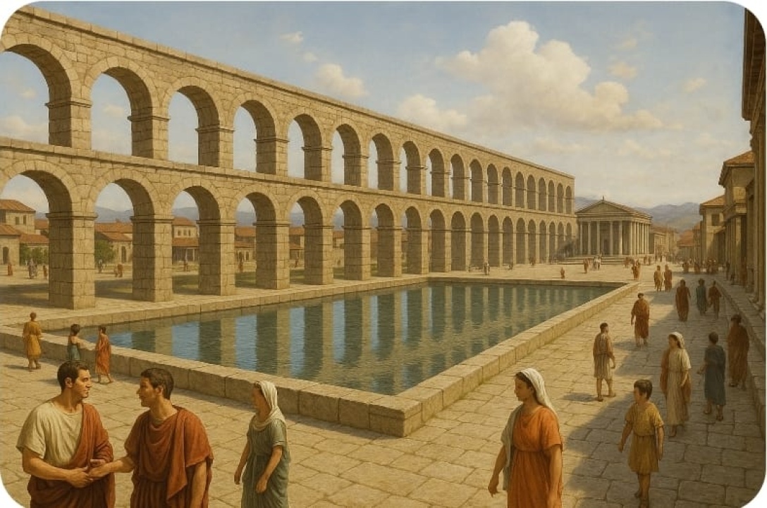 Niğde İl Kültür ve Turizm Müdürlüğü, Tyana Su Kemerleri ve Roma Havuzu’nu Yapay Zeka Görseli ile Tanıttı