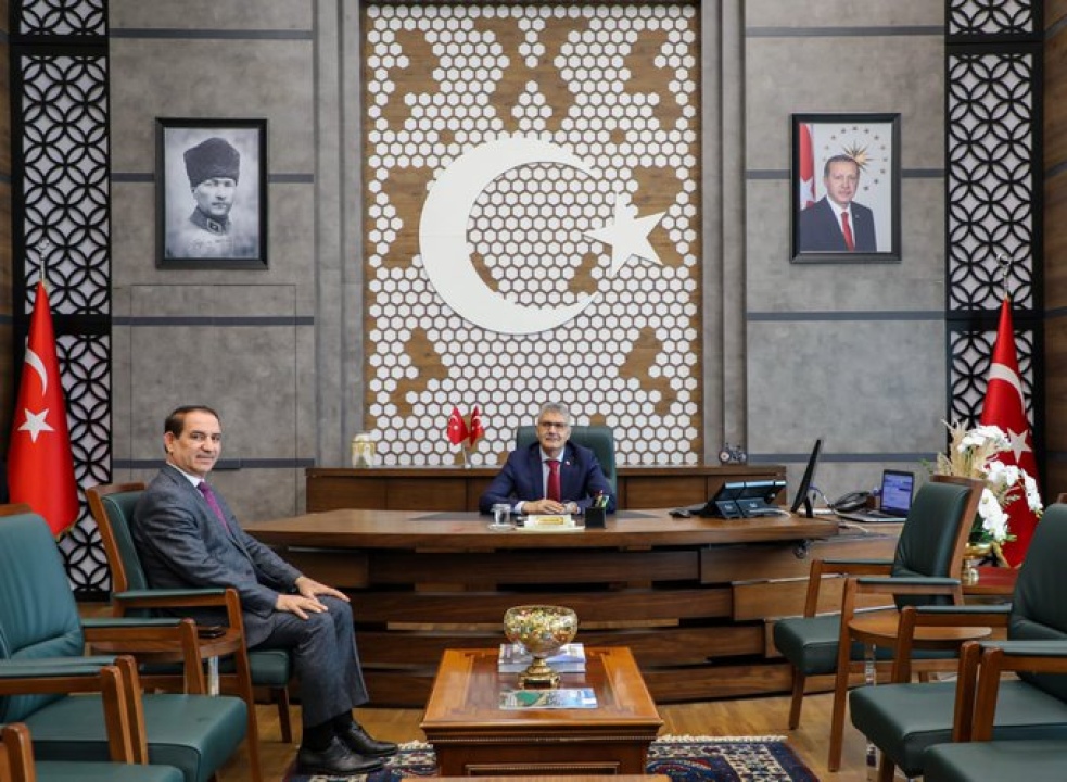 Niğde İl Müftüsü Hüseyin Gün, Vali Cahit Çelik’i ziyaret etti