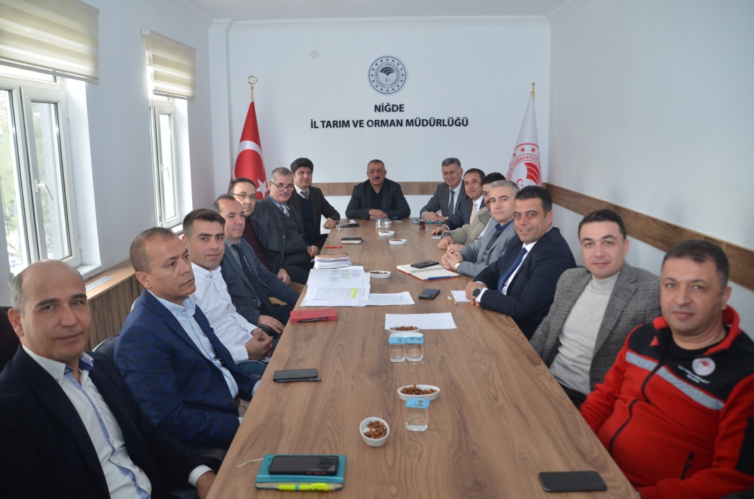 Niğde İl Tarım ve Orman Müdürlüğü’nde, TÜKAS toplantısı