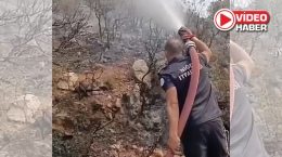 Niğde İtfaiyesi Mersin’de orman yangını mücadelesinde