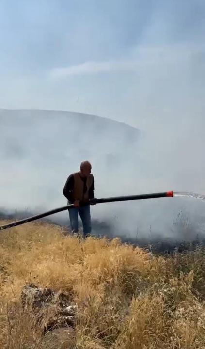 Niğde Mahmutlu Köyü'nde Yangın: Buğday Tarlaları Kül Oldu