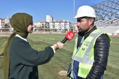 NİĞDE’NİN YENİ STADYUMUNDA ÇALIŞMALAR DEVAM EDİYOR