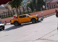 Niğde Paşakapı Caddesi'nde Trafik Kazası