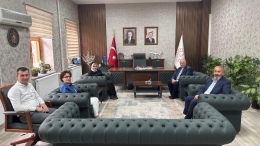 Niğde Ticaret Borsası heyetinden İl Milli Eğitim Müdürü Elif Özbek’e  ziyaret