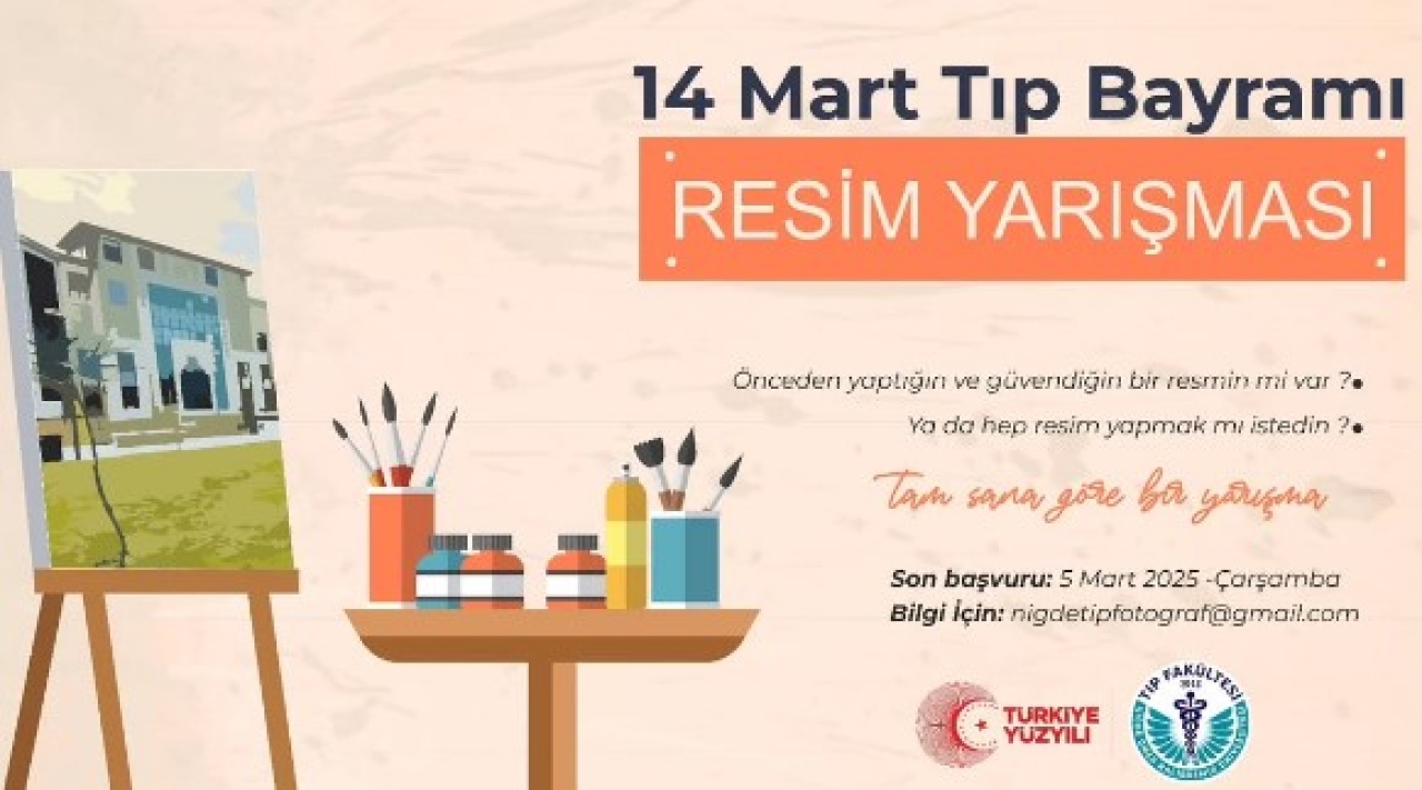 Niğde Tıp Fakültesi’nden 14 Mart’a özel resim yarışması!