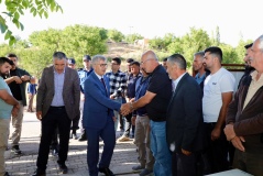 Niğde Valisi Cahit Çelik'ten Veli Okçu’ya  Taziye Ziyareti