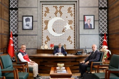 Niğde Valisi Cahit Çelik’e genel tarım sayımı bilgilendirmesi
