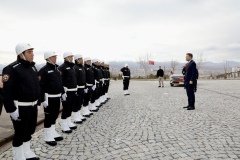 Niğde Valisi Nedim Akmeşe'den emniyete ziyaret