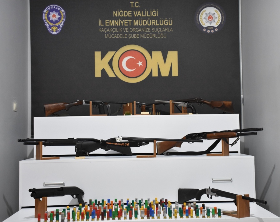 Niğde ve Nevşehir'de silah operasyonu! Çok sayıda gözaltı var