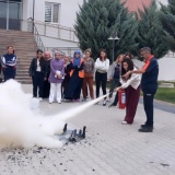 Niğde yurtlarında öğrencilere yangın ve afet farkındalık eğitimi