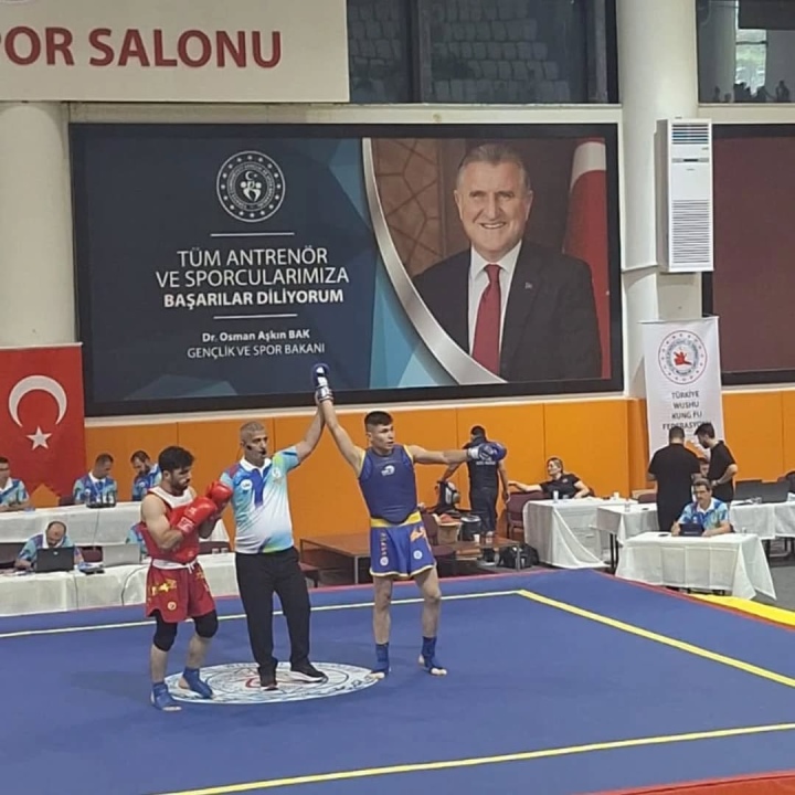 Niğdeli Onur Demirkol, Wushu Balkan Şampiyonası’nda 3. Oldu