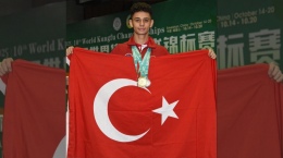 Niğdeli Wushu Sporcusu Furkan Osman Sayıner Dünya Şampiyonu oldu