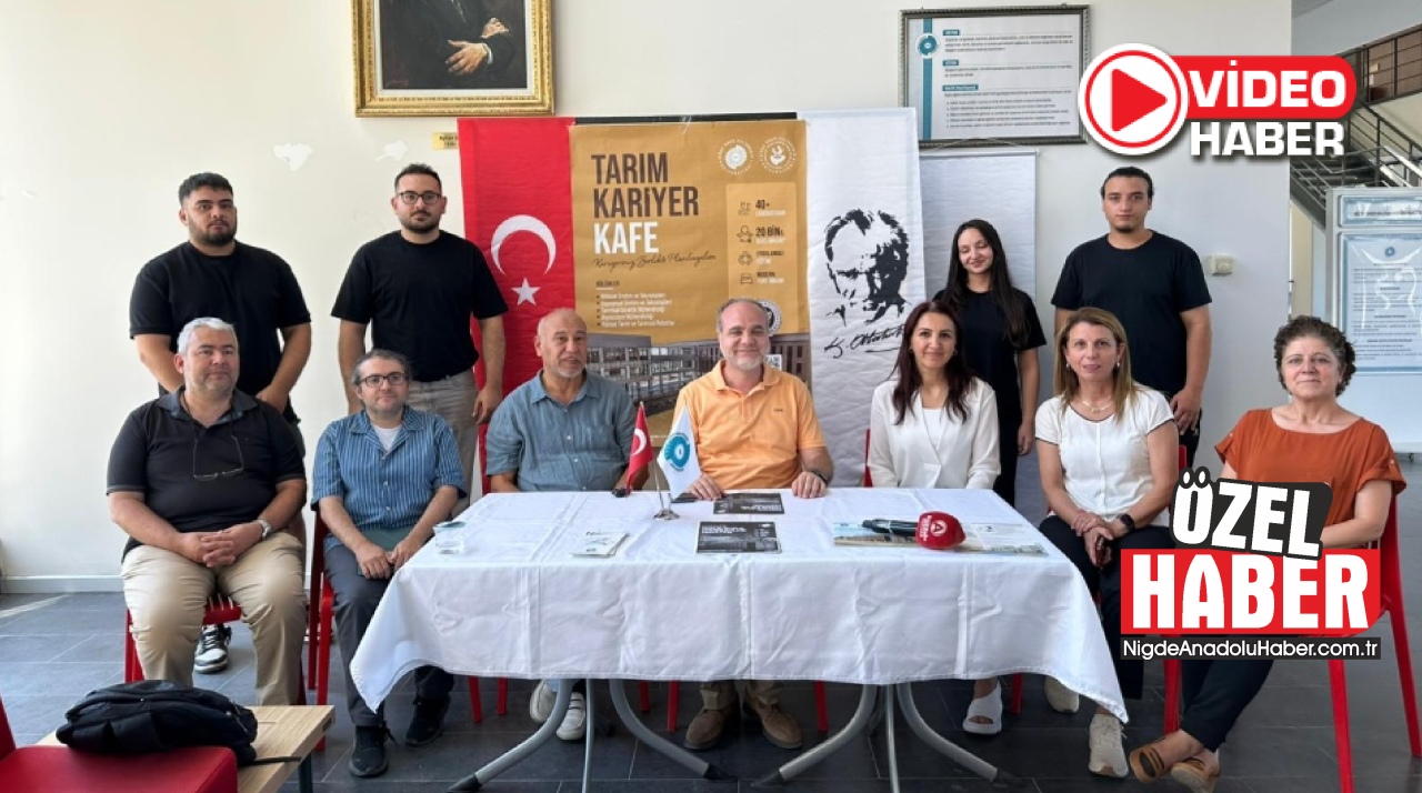 NÖHÜ’de Tarım Kariyer Kafe Tanıtım Lansmanı Yapıldı