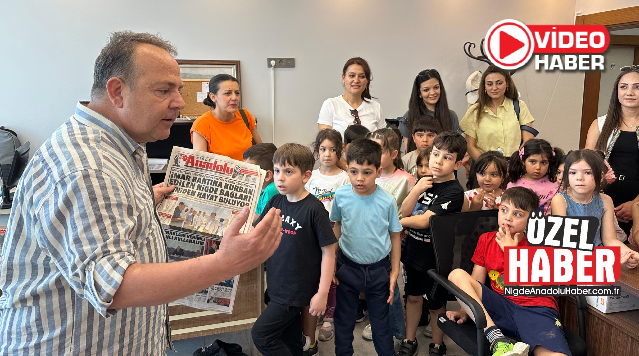 ODTÜ’lü miniklerden Niğde Anadolu Haber’e ziyaret