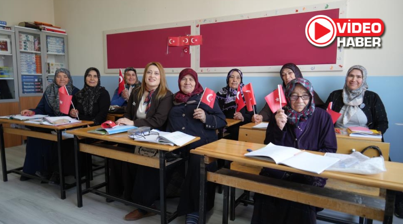 Öğrenmenin yaşı yok deyip kalem tuttular