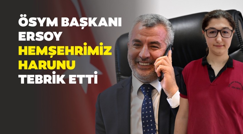 ÖSYM Başkanı Ersoy, YKS'deki 10 şampiyonu tek tek tebrik etti