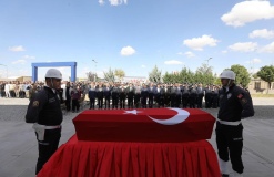 Polis Memuru Bünyamin Yiğit için son görev