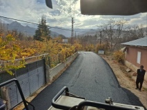 Porsuk Köyünde Sıcak Asfalt Çalışmaları Sürüyor