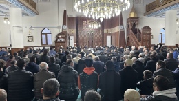 Ramazan Bayramı namazı için camiler doldu taştı