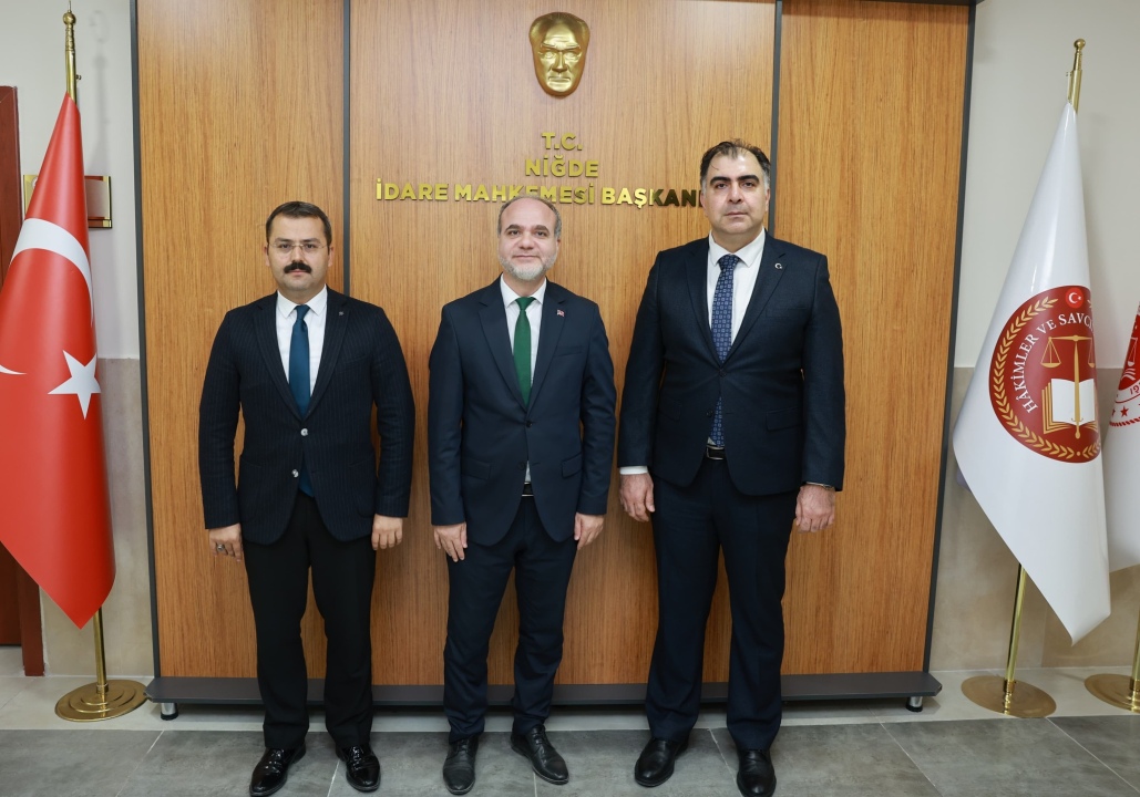 Rektör Uslu’dan İdare Mahkemesi Başkanı Aydın’a Ziyaret