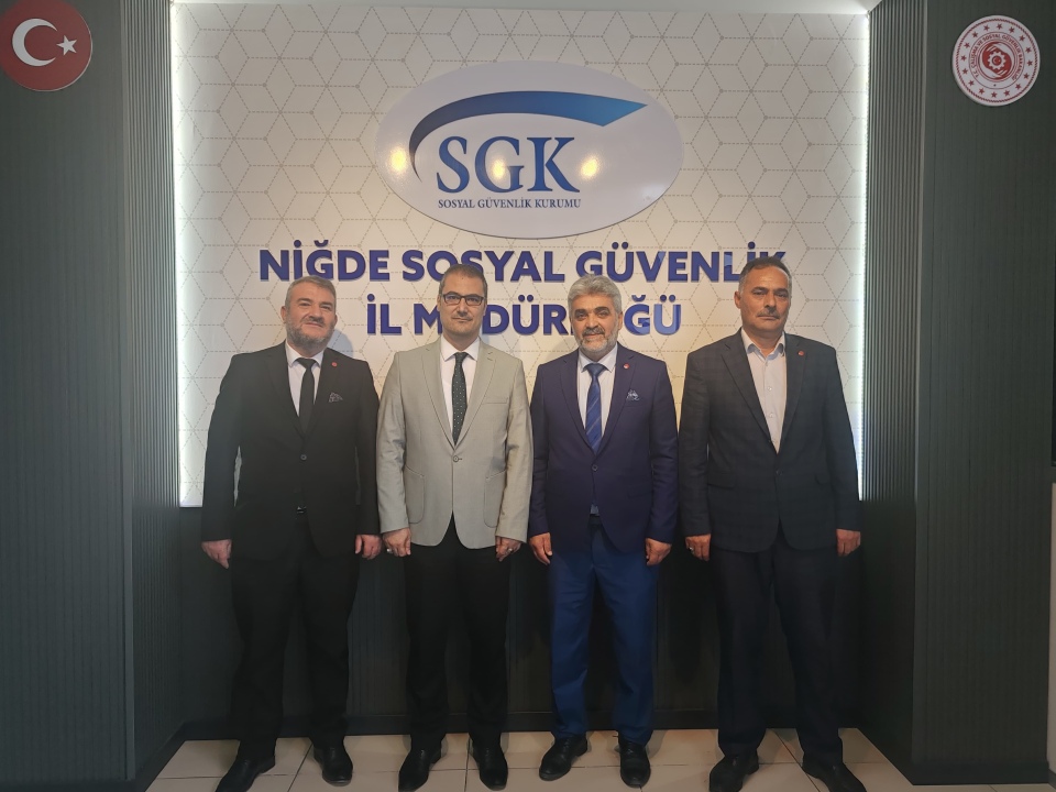 Saadet Partisi’nden SGK İl Müdürlüğü’ne ziyaret