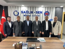 Sağlık-Sen Niğde Teşkilatından Ziyaret ve İstişare Trafiği