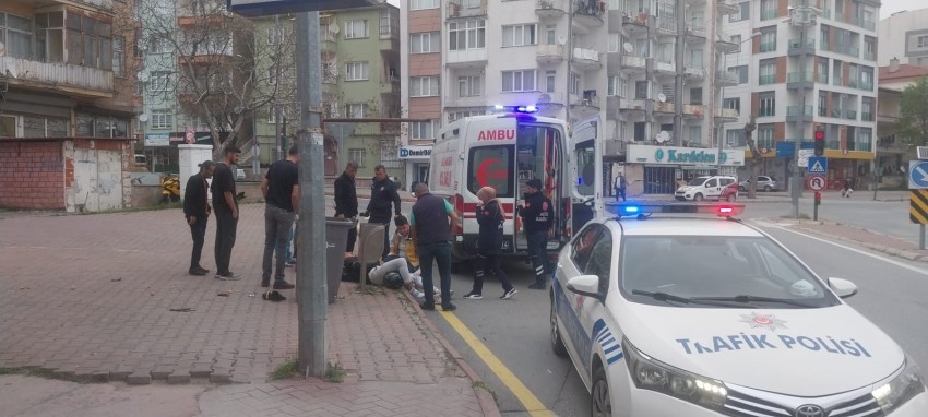 SÜLEYMAN FETHİ CADDESİ’NDE KAZA