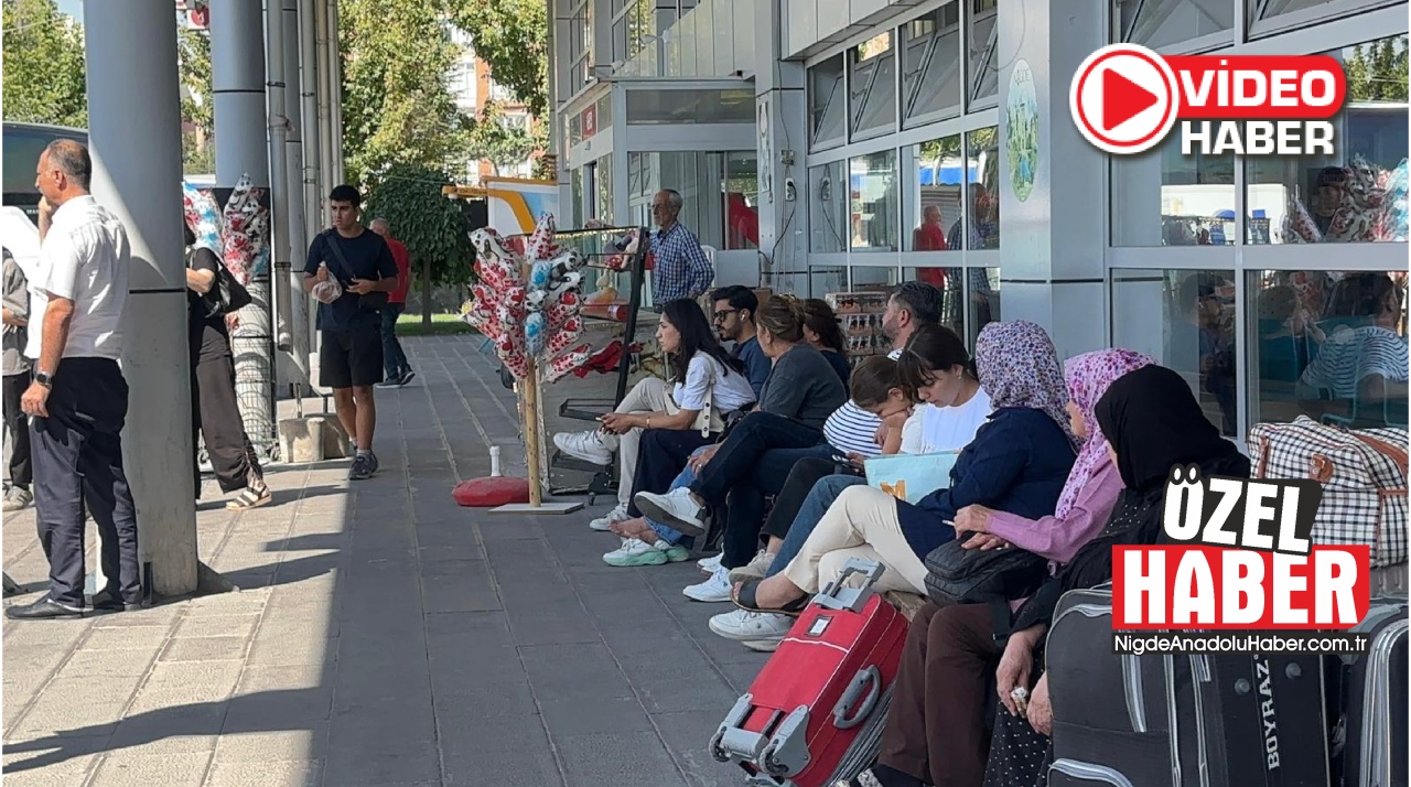 Terminalde yoğunluk yaşanmaya başladı
