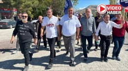 TİP Genel Başkanı Baş'ın 'Özgürlük Yürüyüşü' devam ediyor