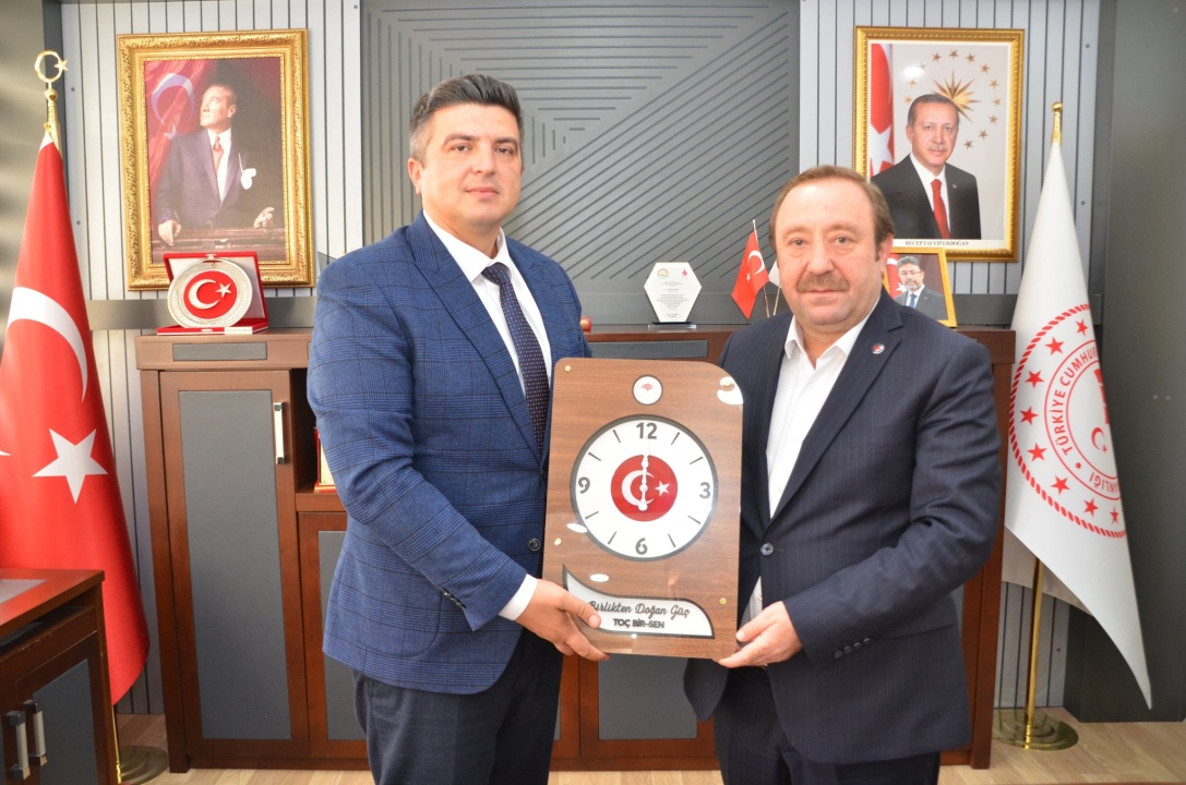 TOÇBİR-SEN’den İl Müdürü Furkan Mete’ye ziyaret