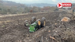 Traktör Devrildi Altında Kalan Çiftçi Hayatını Kaybetti!