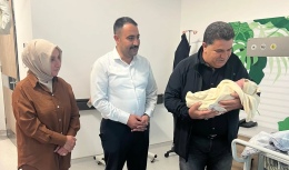 Ülkü Ocakları İl Başkanı Babacan’ın oğlu dünyaya geldi
