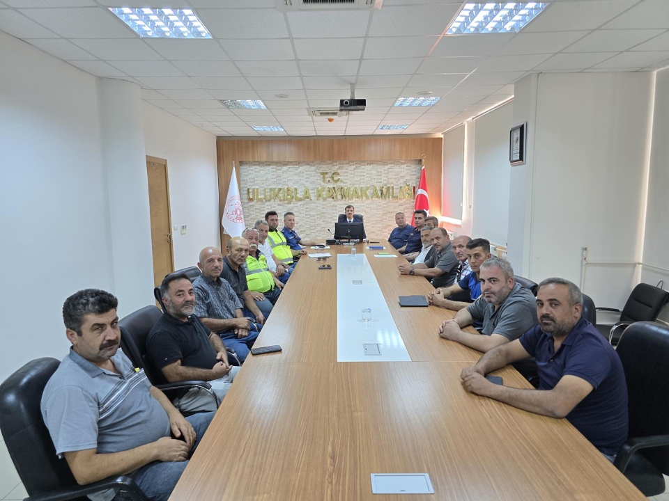 Ulukışla'da Orman Yangınlarına Karşı Koordinasyon Toplantısı Yapıldı