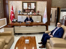 Ulukışla’da Milli Eğitim Müdürü’nden Kaymakam Gökçe’ye ziyaret