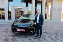 Üniversiteye yerli ve milli otomobil TOGG T10F tahsis edildi