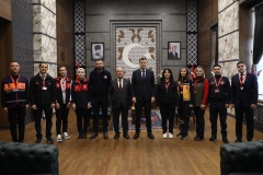 Vali Akmeşe’den Avrupa 112 Günü kabulü