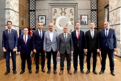 Vali Cahit Çelik Büro Memur-Sen yönetimini kabul etti
