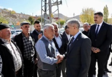 Vali Cahit Çelik Murtaza Köyü’nü Ziyaret Etti