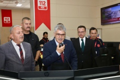 Vali Cahit Çelik’ten 112 Acil Çağrı Merkezi’ne bayram ziyareti